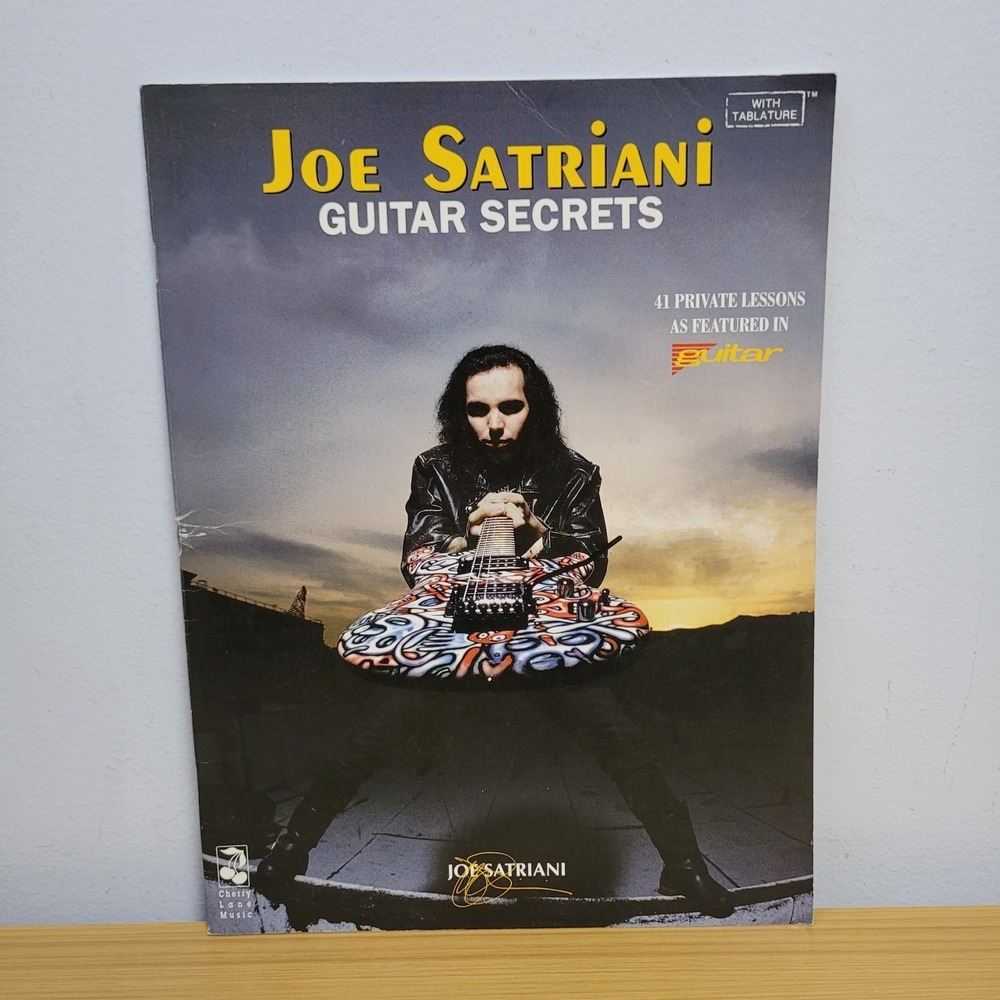 Joe Satriani Guitar Secrets 41 Private Lessons Book